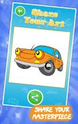 Cars coloring book for kids screenshot 6
