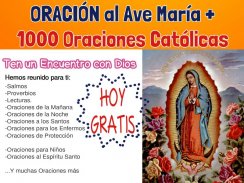 Ave Maria Oracion Español -1000 OracionesCatolicas screenshot 0