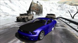 हिमपात कार रेसिंग screenshot 5