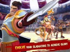 Gladiator Heroes Clash - Jogo de Luta e Estratégia screenshot 6