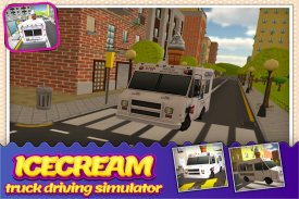 IceCream Delivery Truck Sim 3D screenshot 0