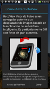RotoView Visor de Fotos screenshot 6