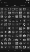 Black, Silver and Grey Icon Pack ✨Free✨ screenshot 5