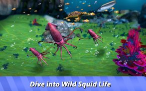 Ocean Squid Simulator - dive into animal survival! screenshot 8