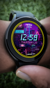 Cyberpunk Pixel Watch Messa screenshot 8