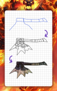 Cómo dibujar armas de fantasía screenshot 7