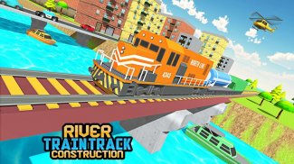 Río Tren Pista Constructor & Arte screenshot 3