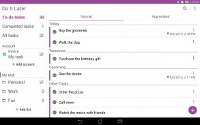 Do It Later: Tasks & To-Dos screenshot 1