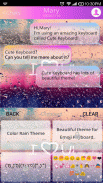 COLOR RAIN Emoji Keyboard Skin screenshot 3