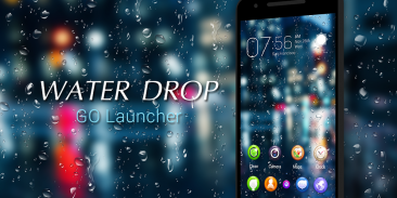 Drop Rain Parallax Go Launcher Theme screenshot 4