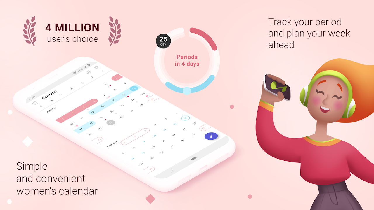 Женский календарь месячных - Загрузить APK для Android | Aptoide
