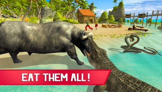 Hungry Crocodile 2 Shark Games screenshot 0