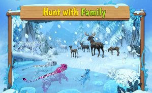 White Tiger Family Sim: Animal Simulator en línea screenshot 2