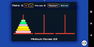 Tower of Hanoi Puzzle Game screenshot 1