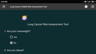 Lung Cancer Risk Assessment Tool screenshot 11