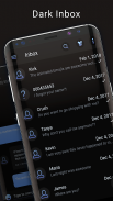 Dark Mode SMS Messenger Theme screenshot 0