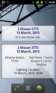 Jewish calendar - Simple Luach screenshot 0