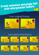 Stick Figure: Interpolation Animator screenshot 2