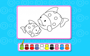 Coloring Game-Cute Fish screenshot 4