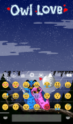 Owl Love Keyboard & Wallpaper screenshot 3