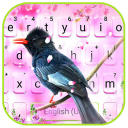 Flowers Garden Bird Keyboard T