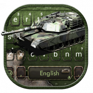 Tema Keyboard Military Tanks F screenshot 4