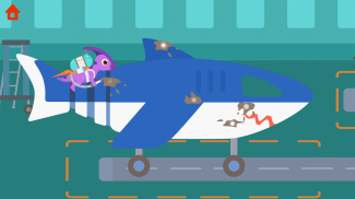 Aéroport de Dinosaures - Jeux d'avion pour screenshot 8