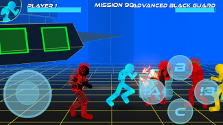 Stickman Neon Street Fighting screenshot 4