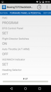 Boeing 737 NGX Checklist screenshot 1