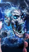 Electric Skull Live Wallpaper screenshot 1