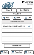 Prysmian Group Conduit Fill screenshot 13