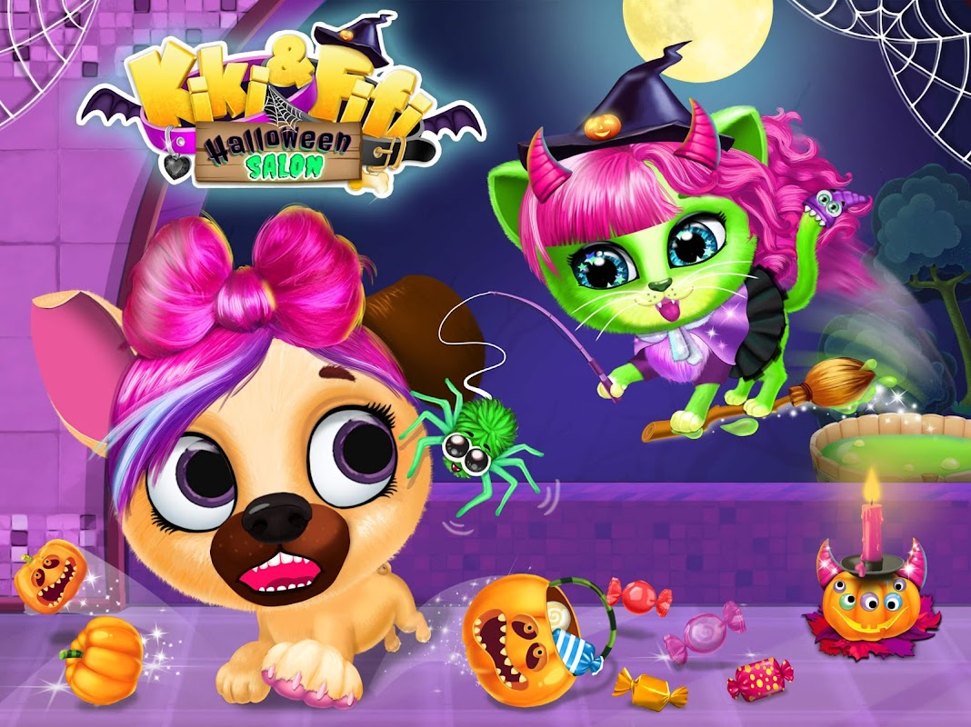 Kiki & Fifi Halloween Salon - Scary Pet Makeover - Загрузить APK для  Android | Aptoide