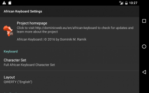 Clavier des langues africaines screenshot 3