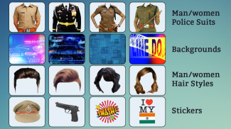 Police Photo Suit 2020 : Women & Men Police Suit screenshot 11