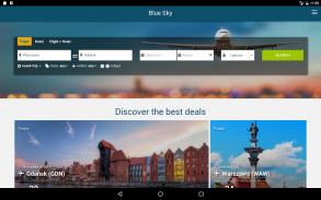 Blue Sky - Flights, Hotels screenshot 4