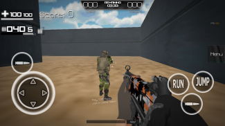 3 डी ऑनलाइन युद्ध खेल - एफपीएस screenshot 1