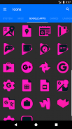 Pink and Black Icon Pack screenshot 7