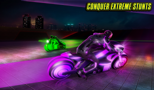 Light Bike Stunt Racing Game screenshot 11