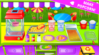 Sokak gıda mutfak şefi - pişirme oyunu screenshot 0