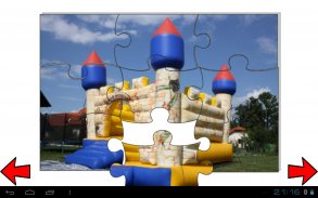 Puzzle for kids, bouncy castles screenshot 3