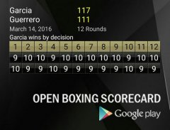 Open Boxing Scorecard screenshot 0