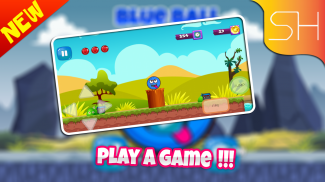 blue ball adventures jungle screenshot 2