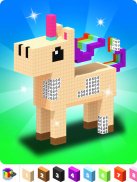 Color by Number 3D, Voxly - Unicorn Pixel Art screenshot 10