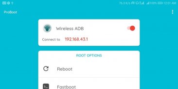 Wireless ADB (Root & Non Root), advanced boot screenshot 4