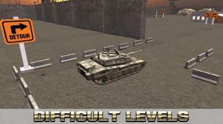 militai tank parking transport screenshot 3