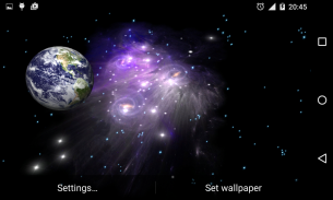 3D Galaxy Live Wallpaper HD Deluxe screenshot 11