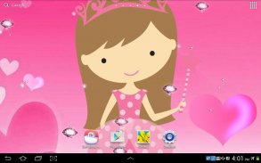 Cute Princess Live Wallpaper screenshot 0