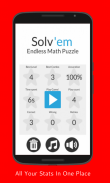 Solv'em - Endless Math Puzzle screenshot 0