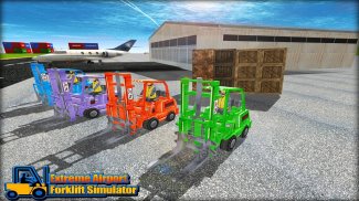Aşırı Havaalanı Forklift Sim screenshot 10