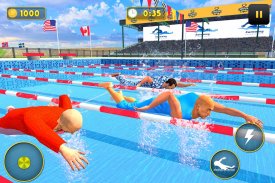 campeonato de carrera de agua de piscina de niños screenshot 5